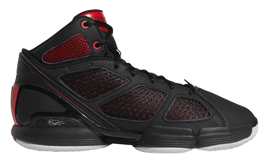 Adidas D Rose 1 (Black Scarlet) basketball shoe