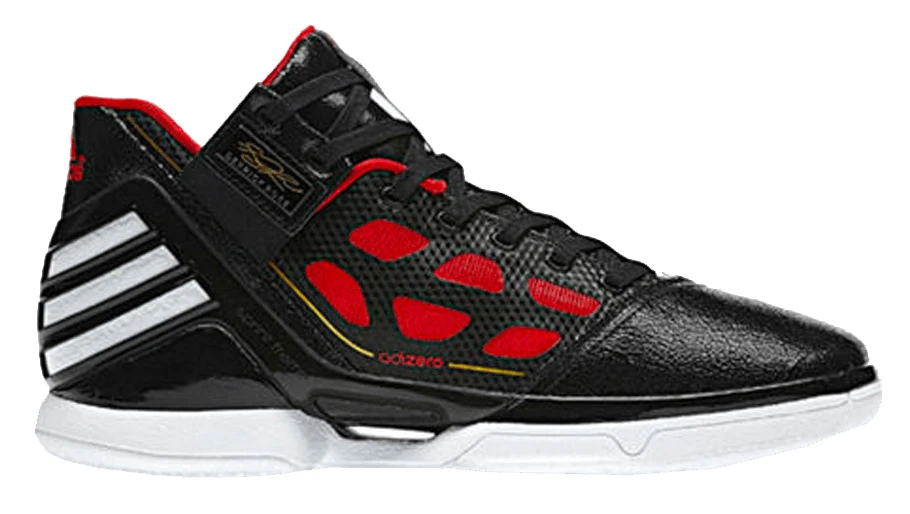 Adidas D Rose 2 (Black/White) basketball shoe