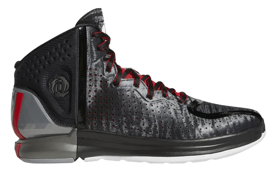 Adidas D Rose 4 (Black Scarlet) basketball shoe