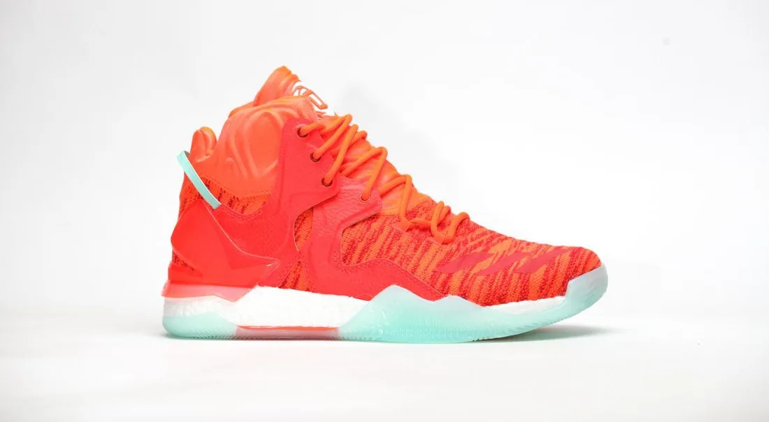 Adidas D Rose 7 (White/Red) basketball shoe