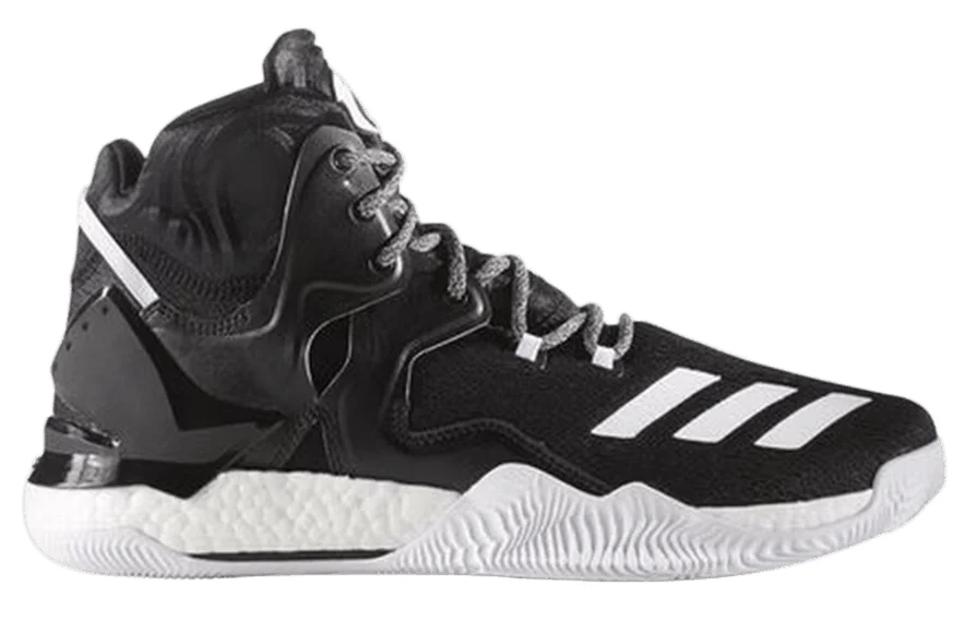 Adidas D Rose 7 (Black White) basketball shoe