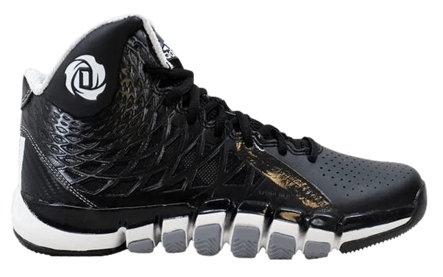Adidas D Rose 773 (Black White) basketball shoe