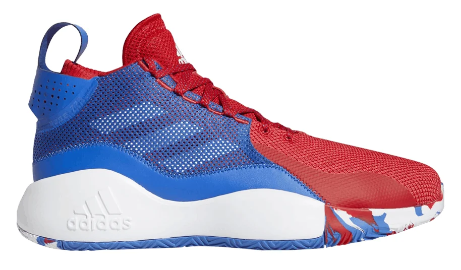 Adidas D Rose 773 (Blue Scarlet) basketball shoe
