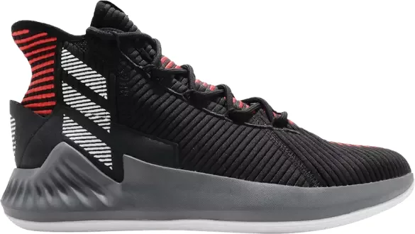 Adidas D Rose 9 (Black/White) basketball shoe