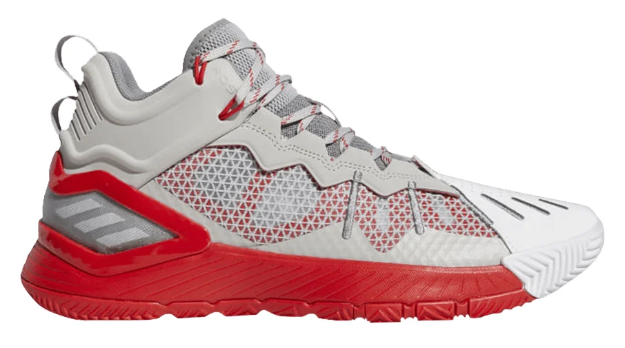 Adidas D Rose Son of Chi (Godspeed - Grey Vivid Red) basketball shoe