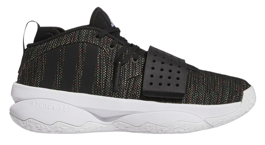 Adidas Dame 8 (Black Multi-Color) basketball shoe