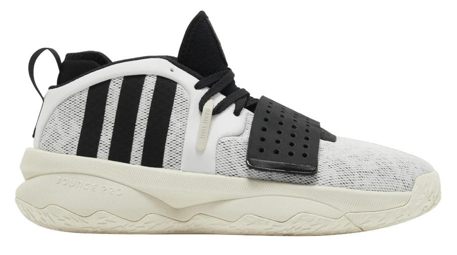 Adidas Dame 8 (White Black) basketball shoe