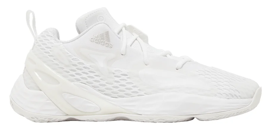 Adidas Exhibit A (Triple White) basketball shoe