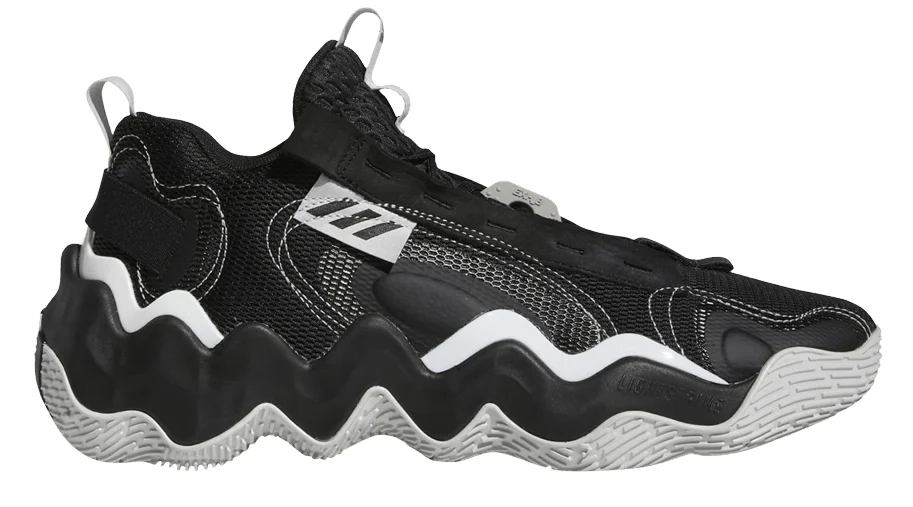 Adidas Exhibit B (Black Team Light Grey) basketball shoe