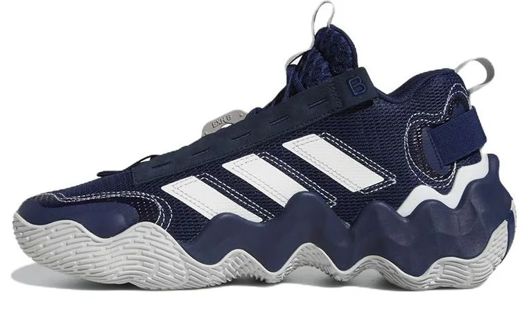 Adidas Exhibit B (Team Navy Cloud White Team Light Grey) basketball shoe