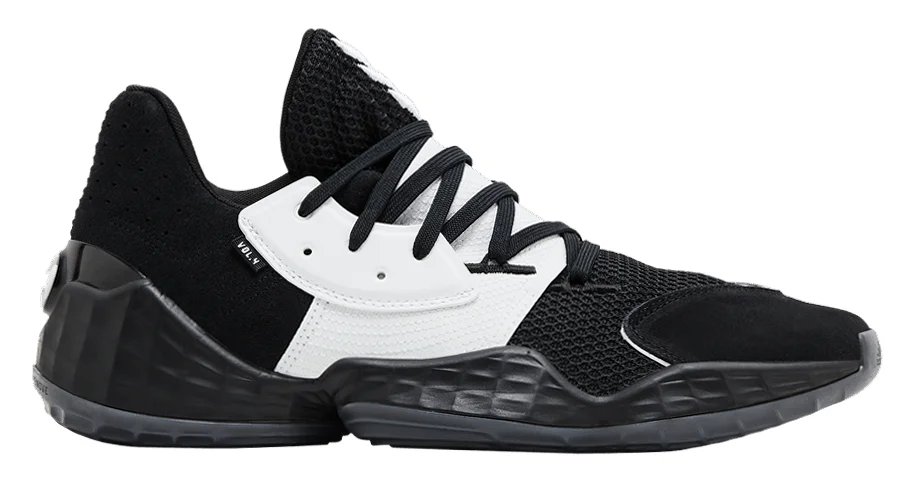 Adidas Harden Vol. 4 (Black White) basketball shoe