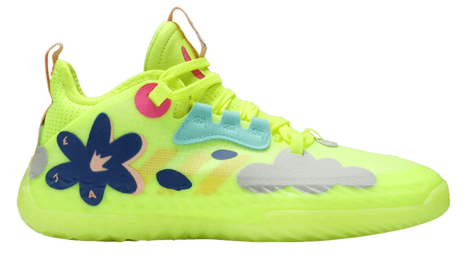 Adidas Harden Vol. 5 (Solar Yellow) basketball shoe