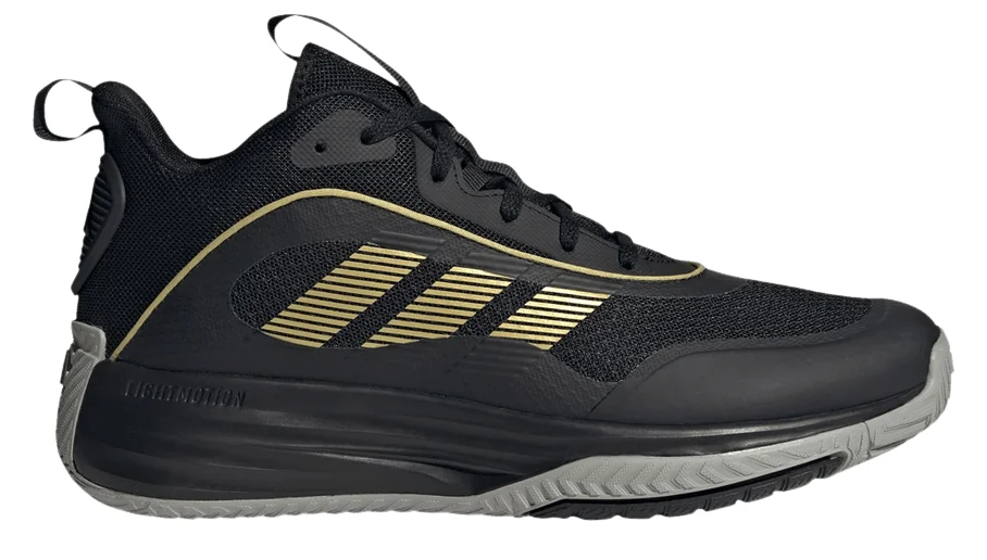 Adidas Own The Game 3 (Black Gold Metallic) basketball shoe