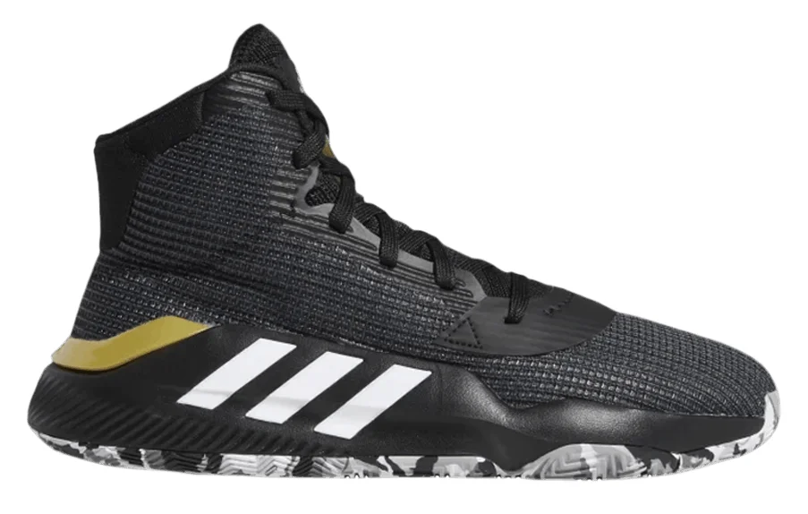 Adidas Pro Bounce 2019 (Black White) basketball shoe