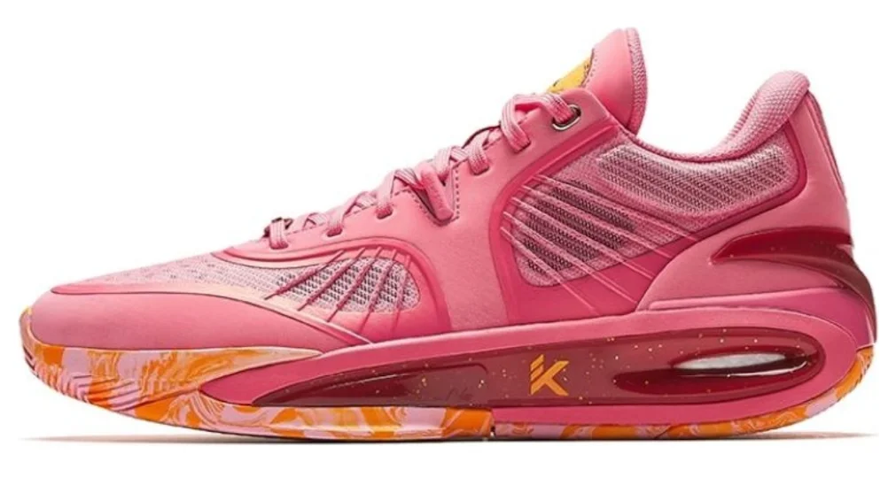 Anta KT 10 (Pink Orange) basketball shoe