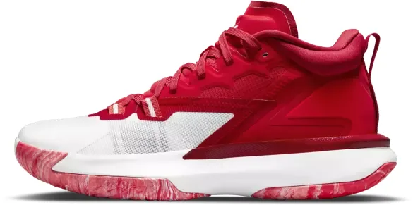Jordan Zion 1 (White/Red) basketball shoe