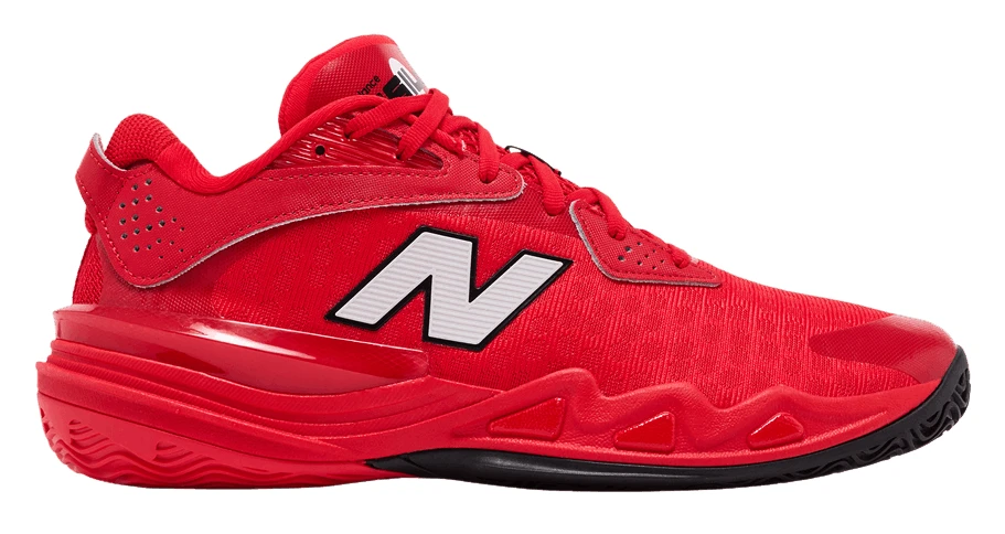 NB Hesi Low Pro (White/Red) basketball shoe