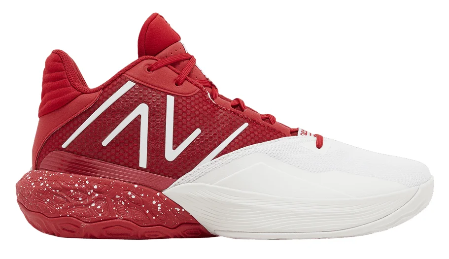 New Balance Two Wxy v4 (Optic White Team Red) basketball shoe
