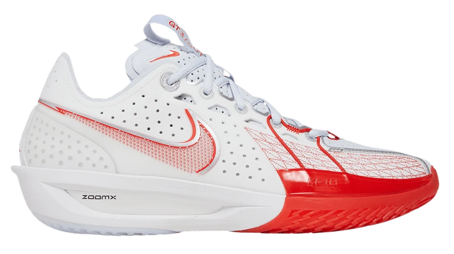 Nike Air Zoom G.T. Cut 3 (White Picante Red) basketball shoe