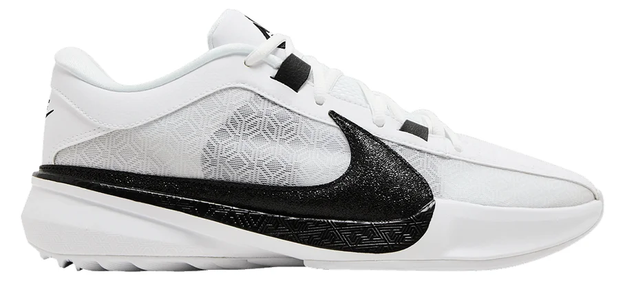 Nike Freak 5 (White Black) basketball shoe