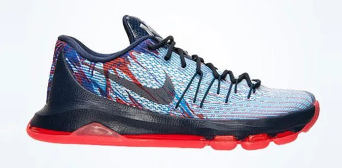 Nike KD 8 (Black/White) basketball shoe