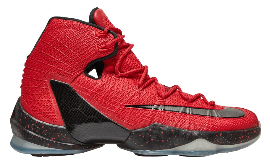 Nike LeBron 13 (University Red) basketball shoe