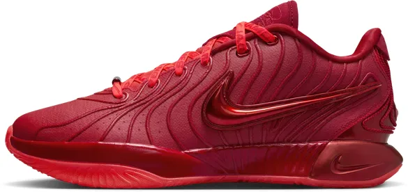 Nike LeBron 21 (University Red) basketball shoe