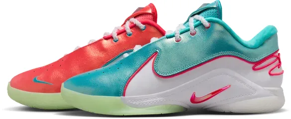 Nike LeBron 22 (White/Red) basketball shoe