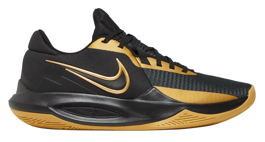 Nike Precision 6 (Black Metallic Gold) basketball shoe