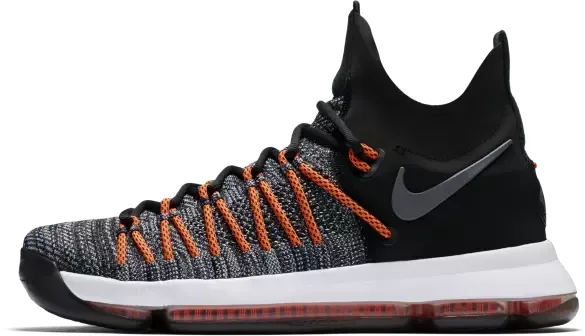 Nike Zoom KD 9 Elite (Black/White) basketball shoe