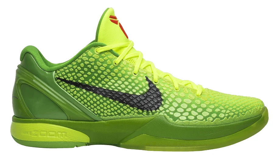Nike Zoom Kobe 6 (Grinch) basketball shoe