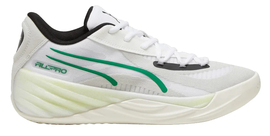 Puma All-Pro Nitro (Warm White Archive Green) basketball shoe