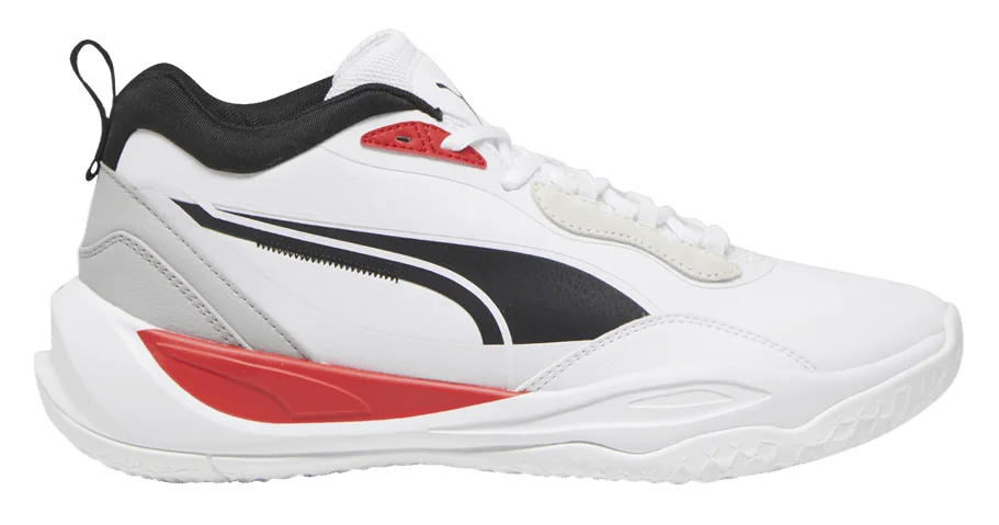 Puma Playmaker Pro (White Black Red) basketball shoe
