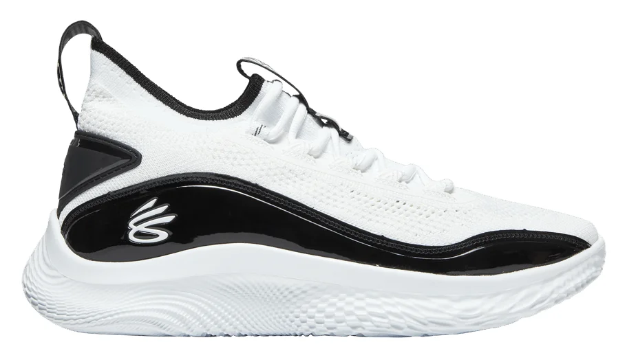 UA Curry 8 (White Black) basketball shoe