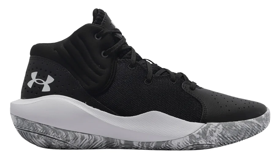 UA Jet 21 (Black White) basketball shoe