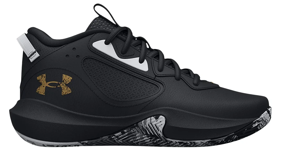 UA Lockdown 6 (Black Metallic Gold) basketball shoe