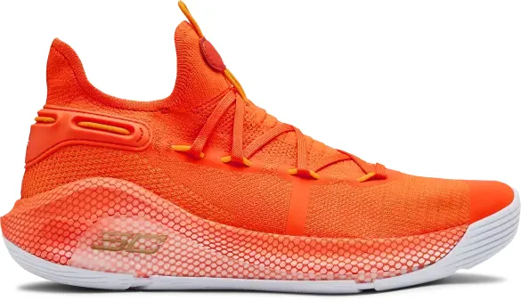 Under Armour Curry 6 (Orange) basketball shoe