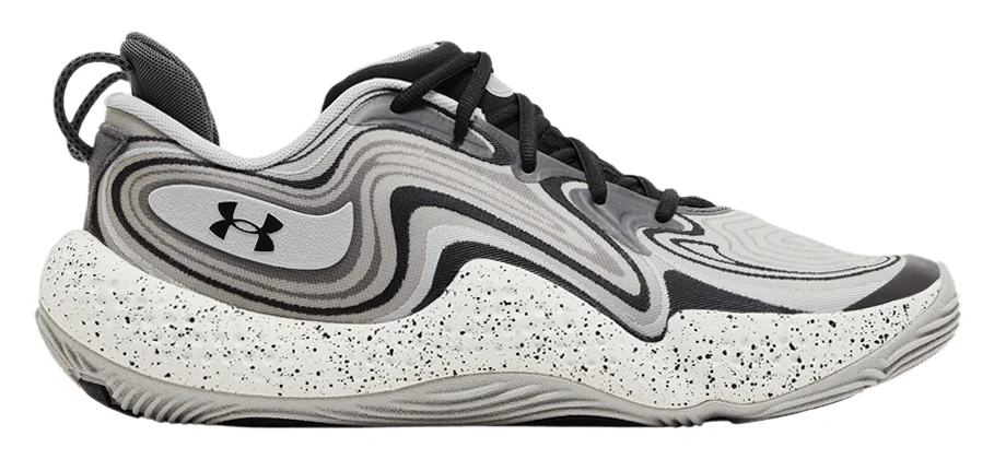 Under Armour Spawn 6 (Mod Grey Black) basketball shoe