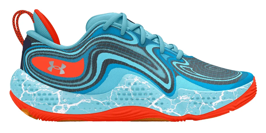 Under Armour Spawn 6 (Sky Blue Lightning) basketball shoe